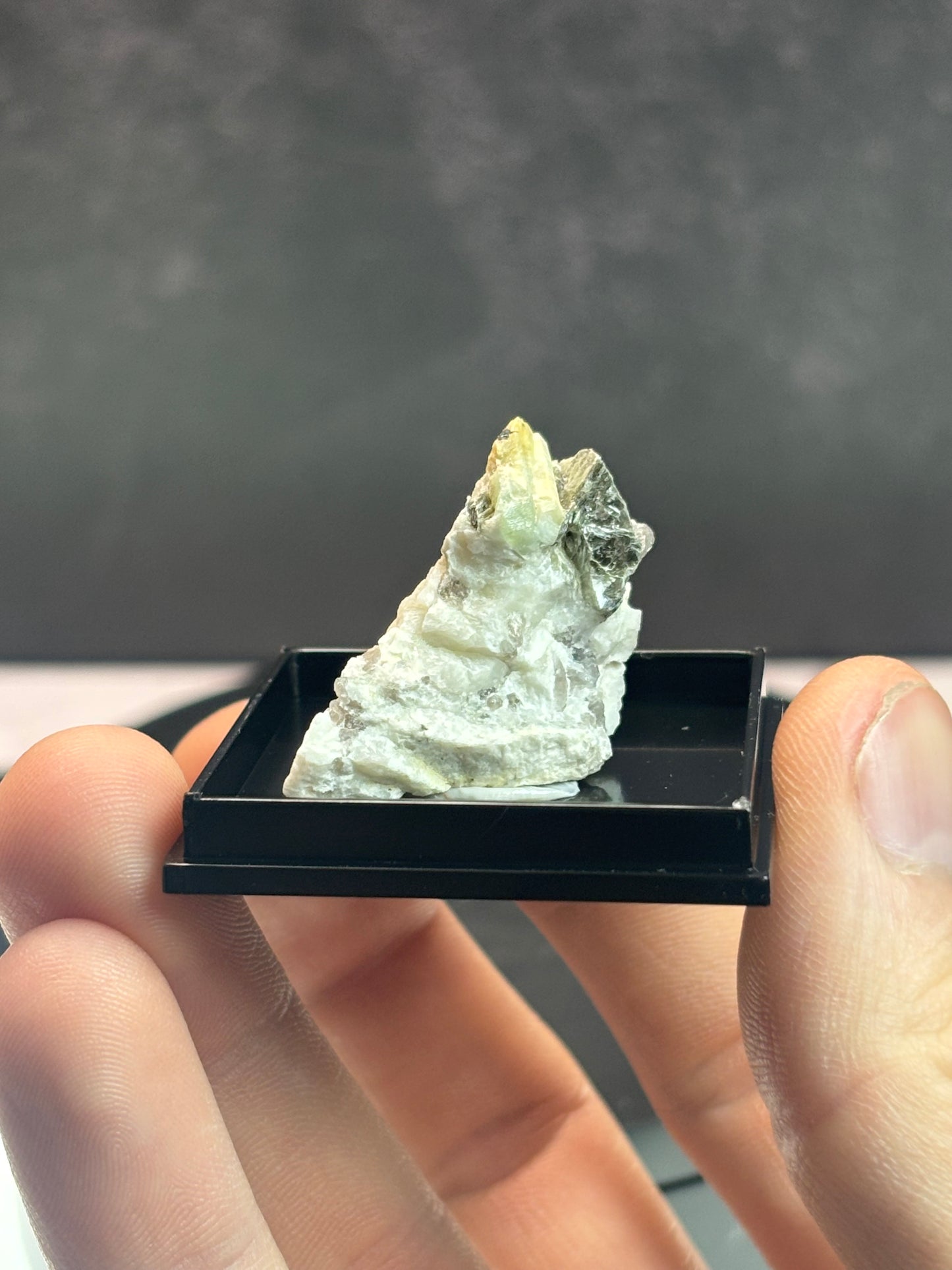 Heliodor and Smokey Quartz on Feldspar - BC Canada