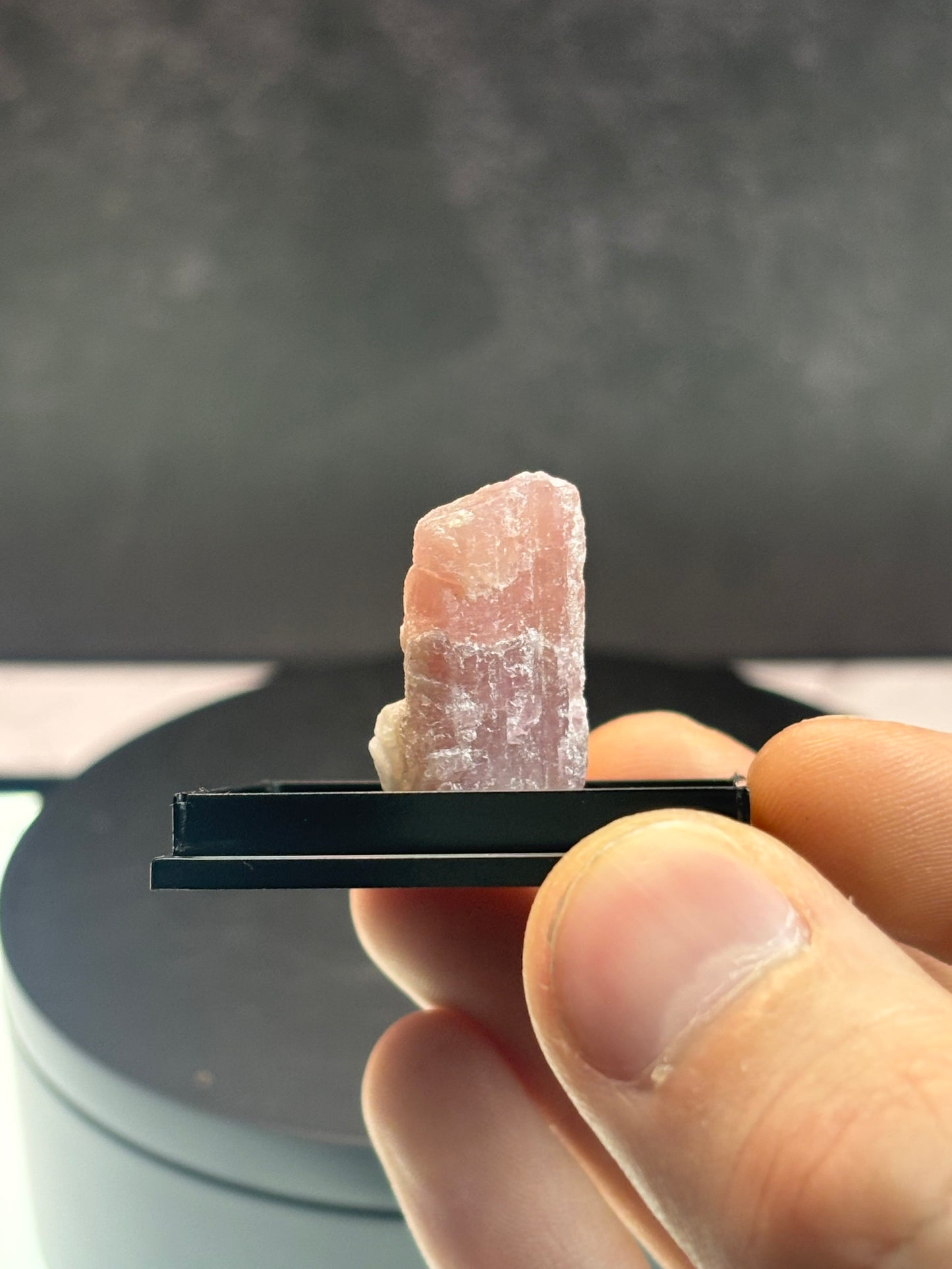 Pink Tourmaline W/ Slight Green Hue on Bottom Corner! - Brazil