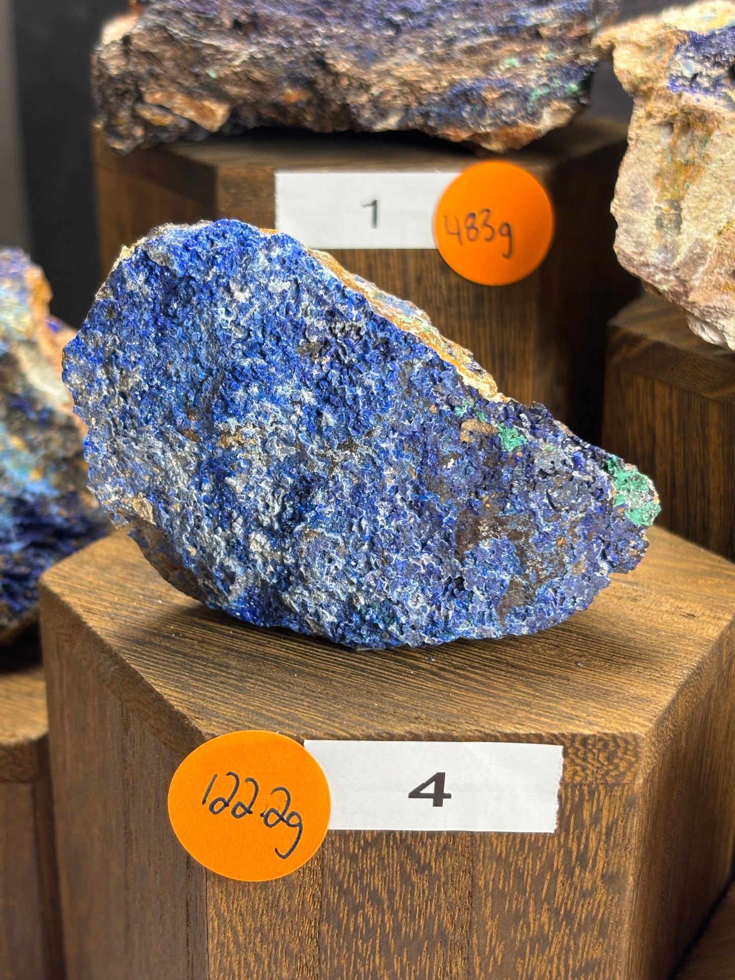 Azurite/Malachite/Chrysocolla- Morocco
