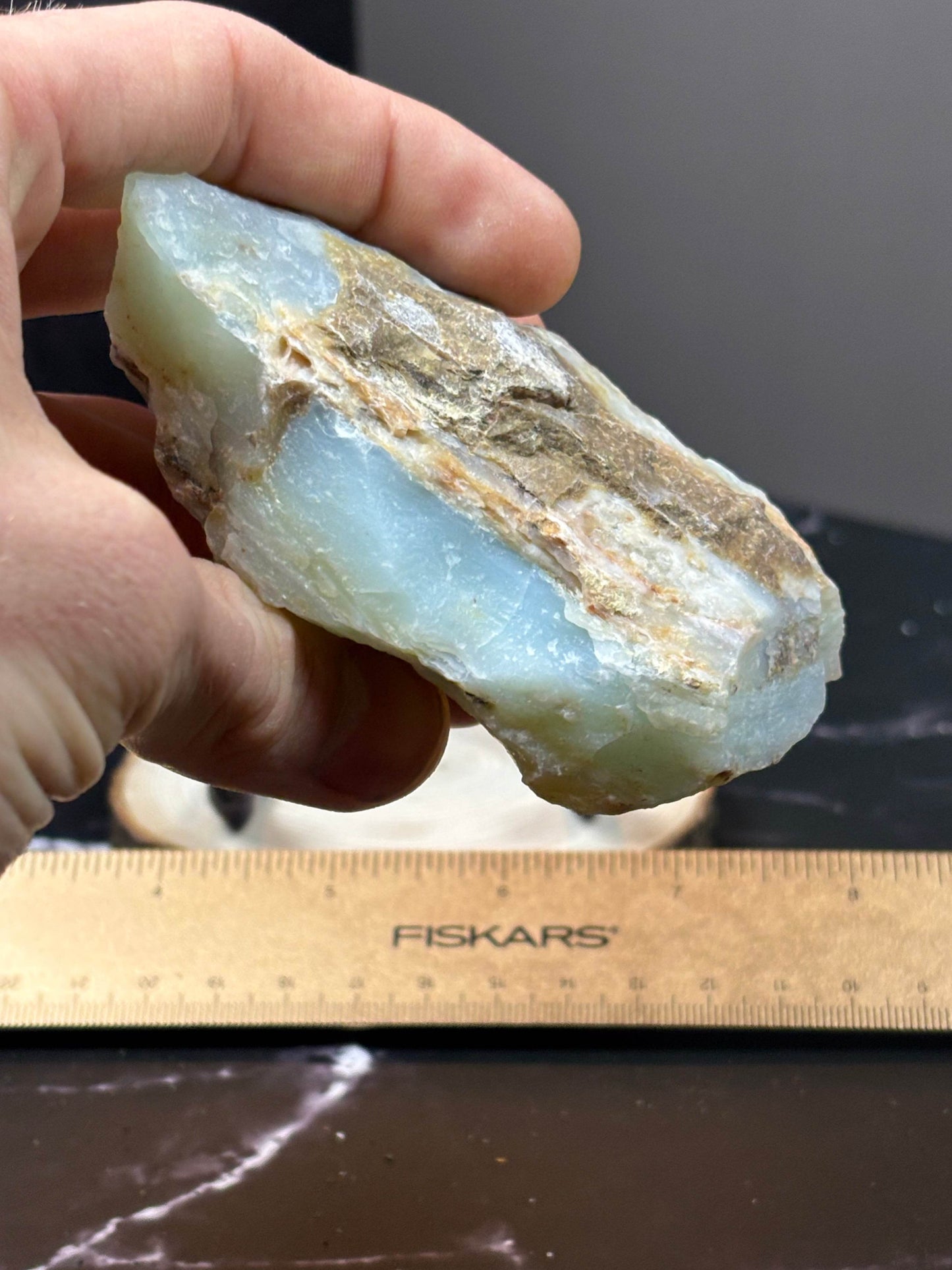 Teal Blue Opal Specimen! Very Unique Color! No UV - Hawthorne’s Treasures