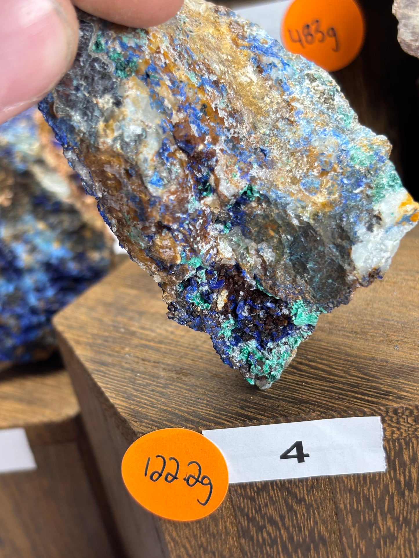 Azurite/Malachite/Chrysocolla- Morocco