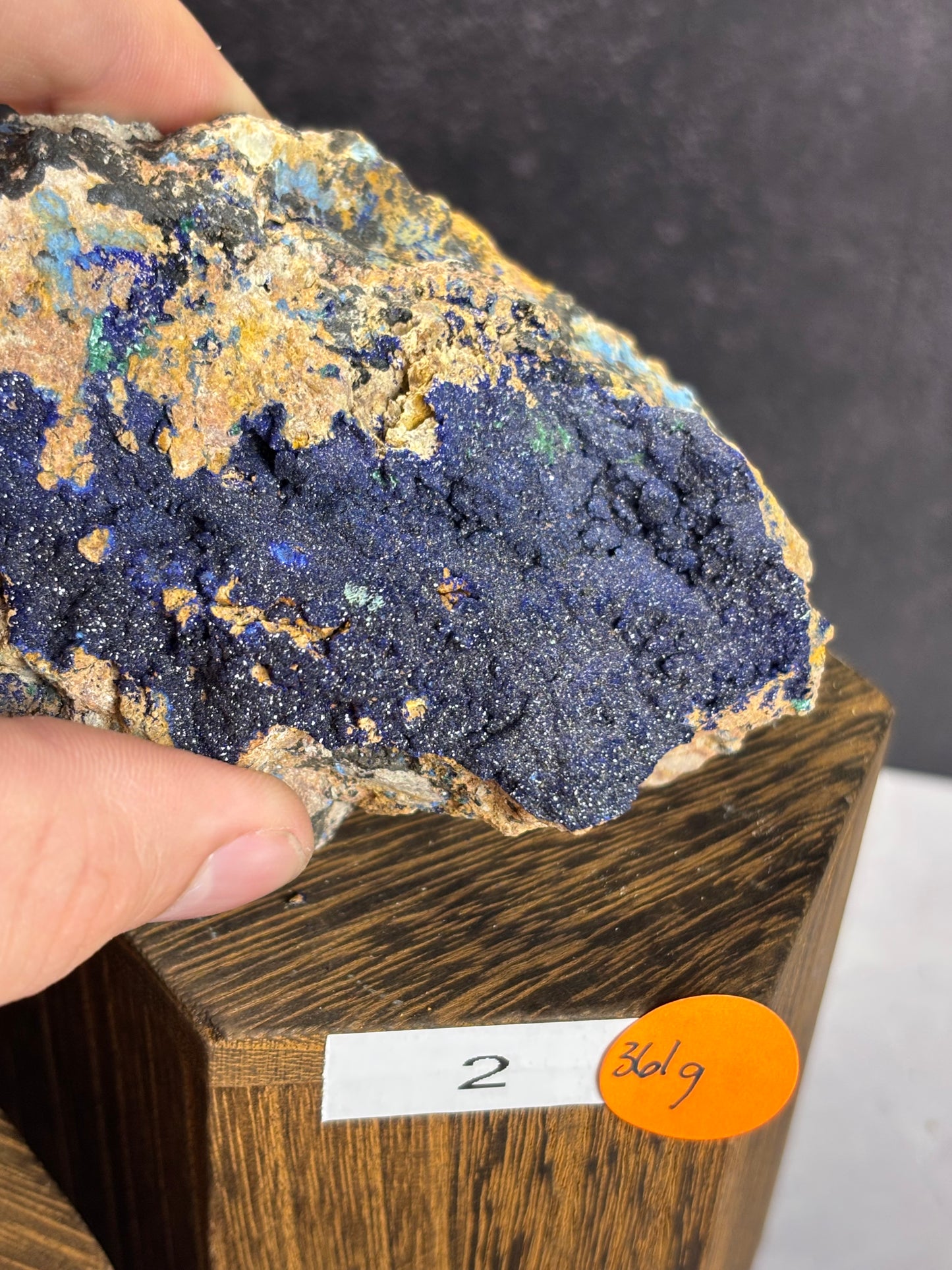 Azurite/Malachite/Chrysocolla- Morocco