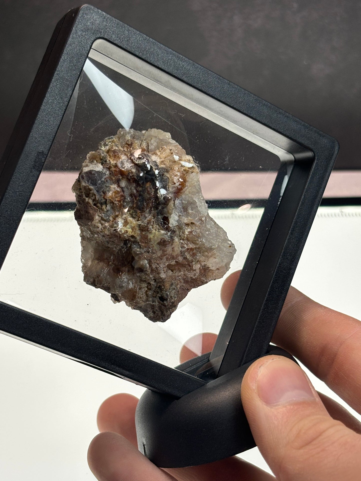 Fire Agate Specimen! 3.5” Display