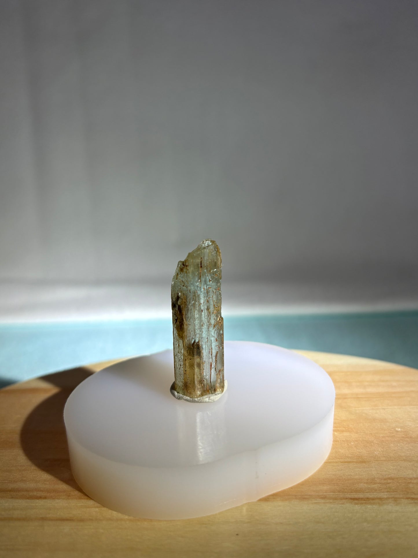 Aquamarine Crystal, Tanzania, 9.2 grams/ 46.49 cts