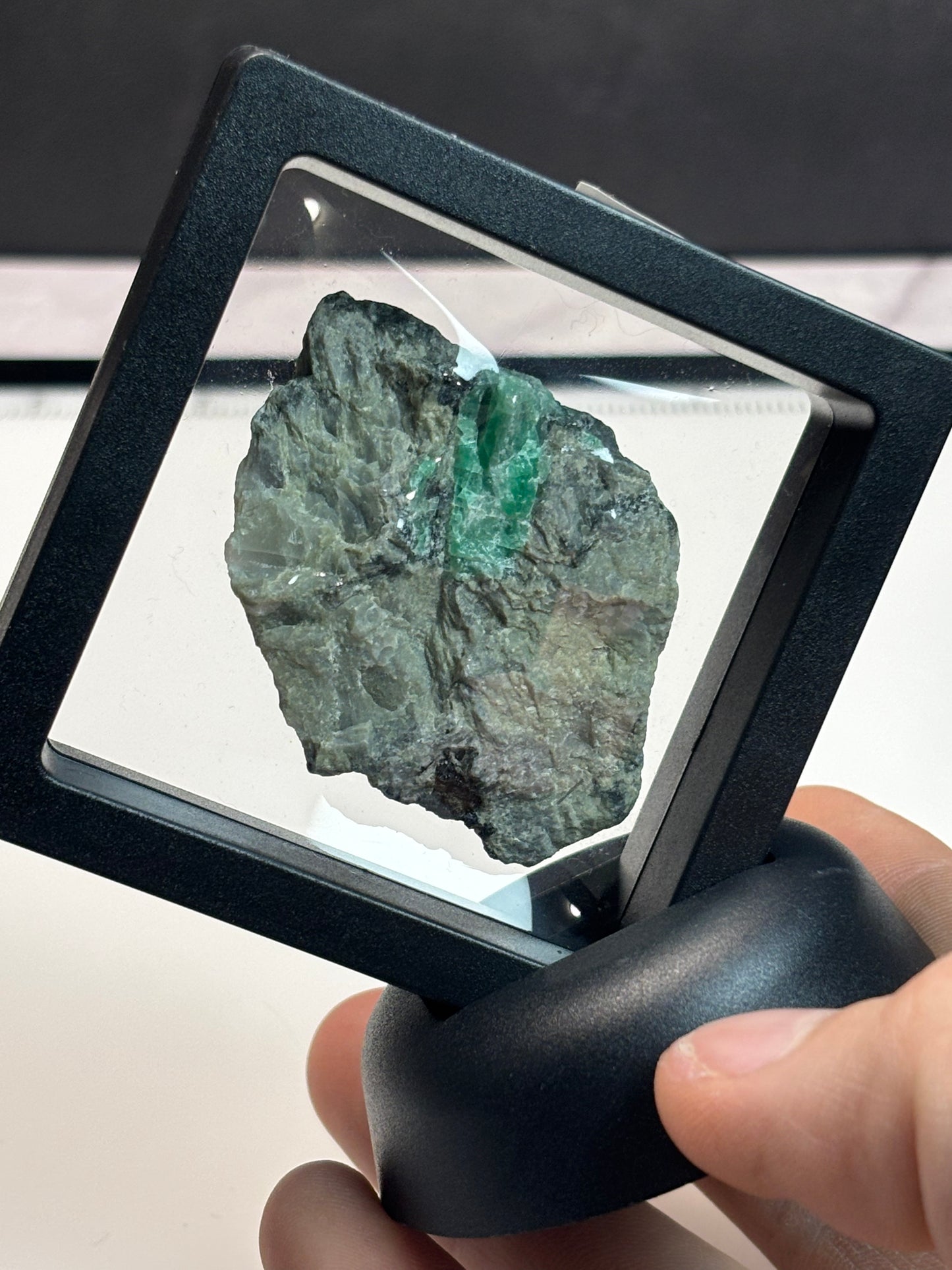Emerald in Matrix Specimen! 2.5” Display