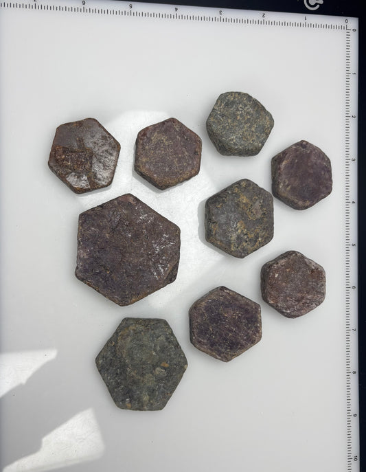 Hexagonal Corundum! -India