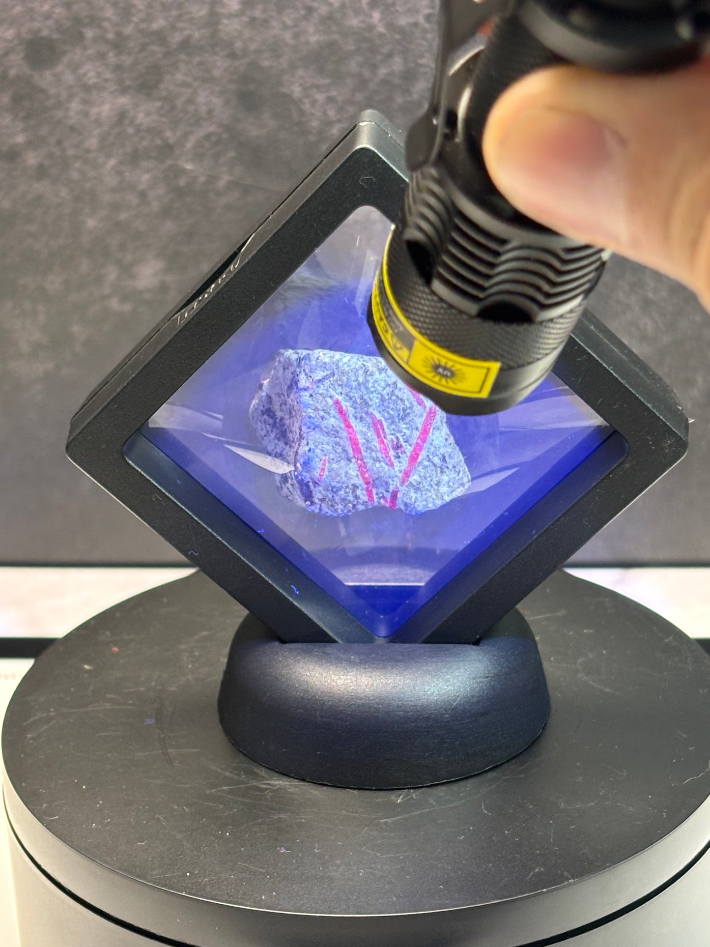 Ruby In a Crystal Matrix. 2.5” Display