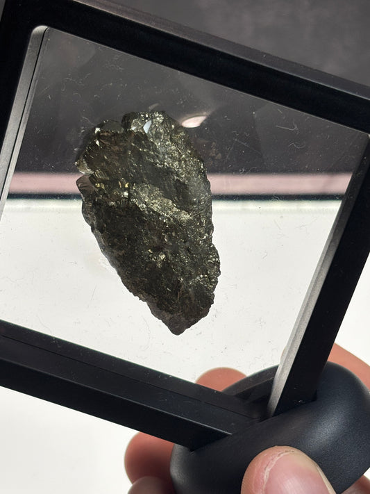 Pyrite Specimen! Nice Cubic Structure! 3.5” Display