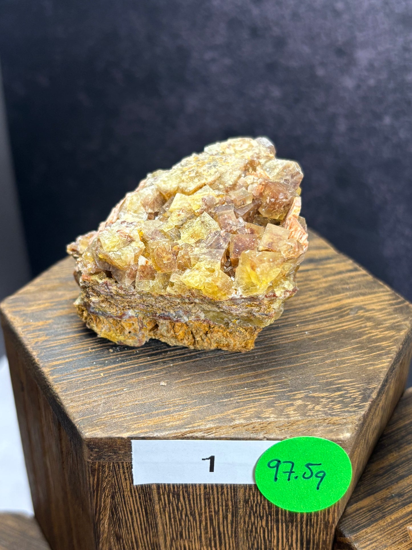 Yellow Fluorite - Morocco