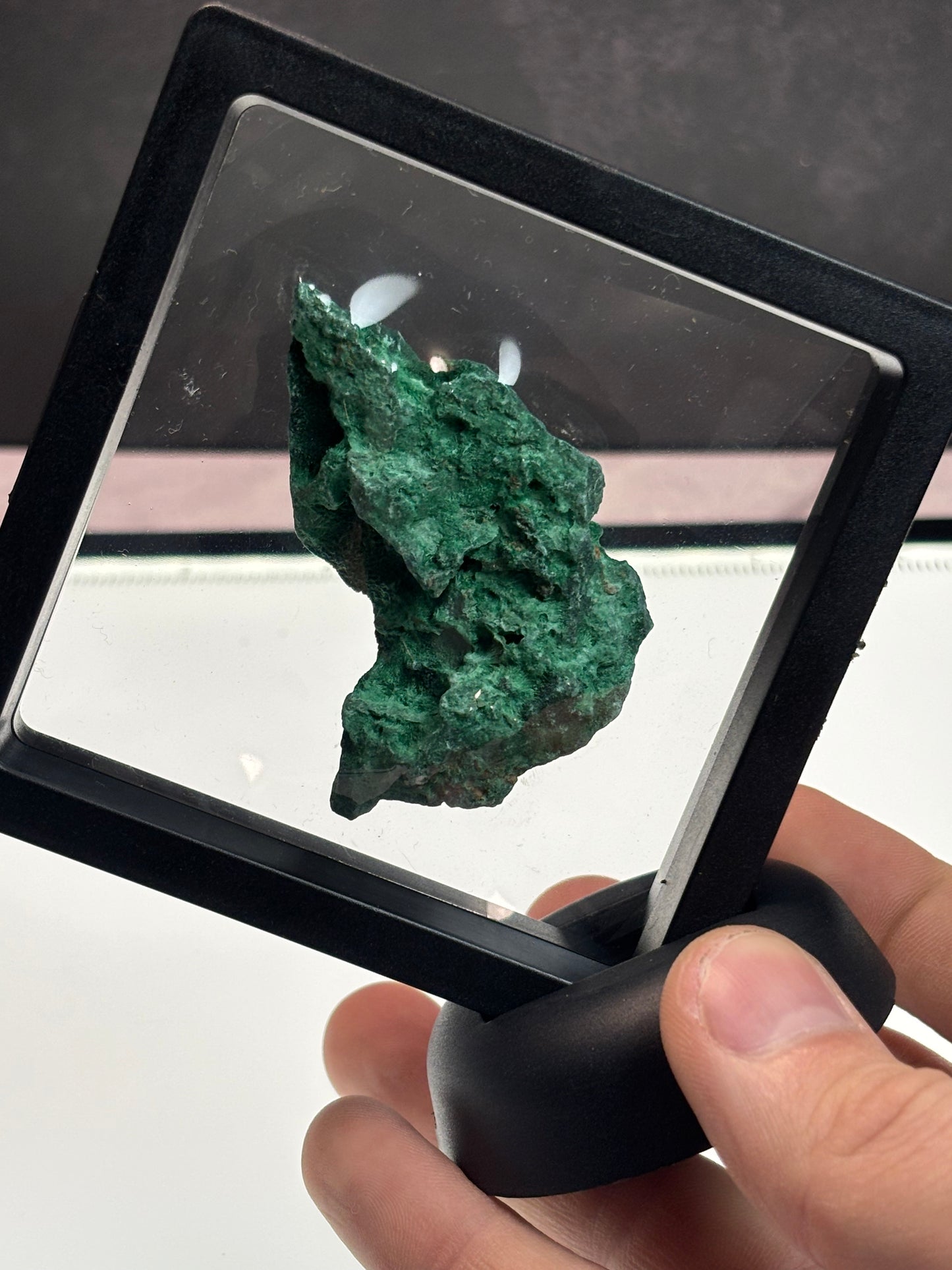 Fibrous Malachite Specimen! 3.5” Display