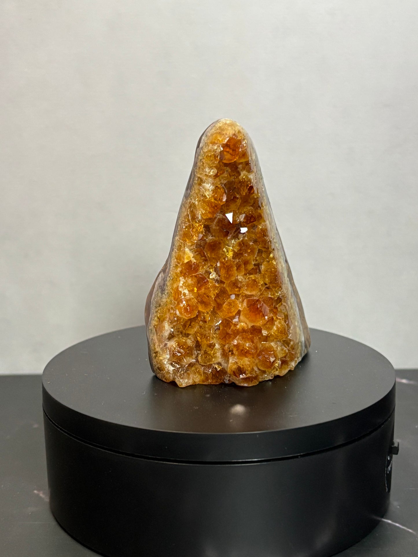Citrine Cluster! Free standing/Cut base!
