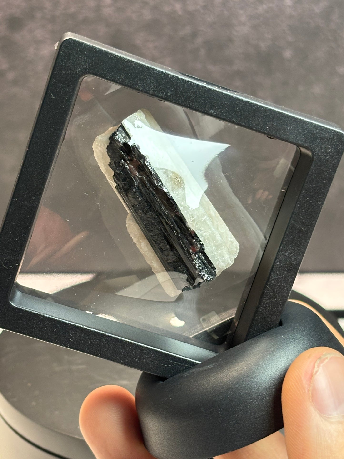 Black tourmaline on a Matrix! 2.5” display