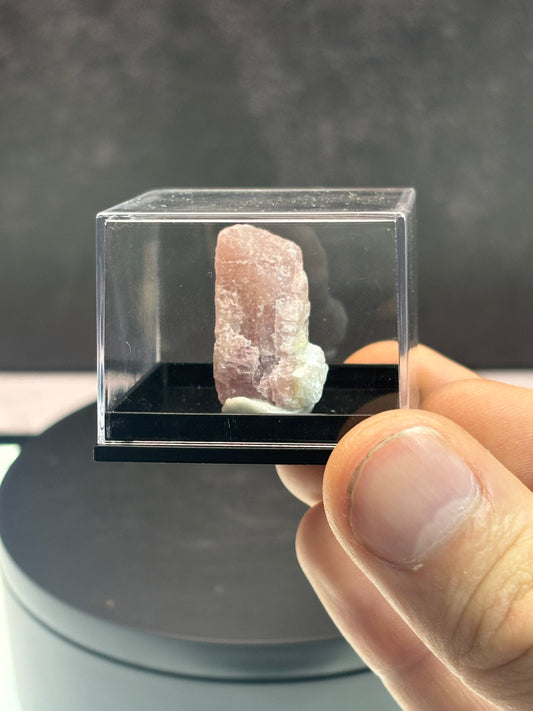 Pink Tourmaline W/ Slight Green Hue on Bottom Corner! - Brazil