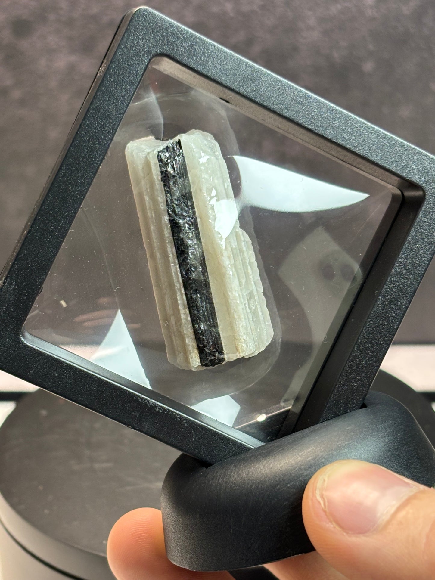 Black tourmaline on a Matrix! 2.5” display