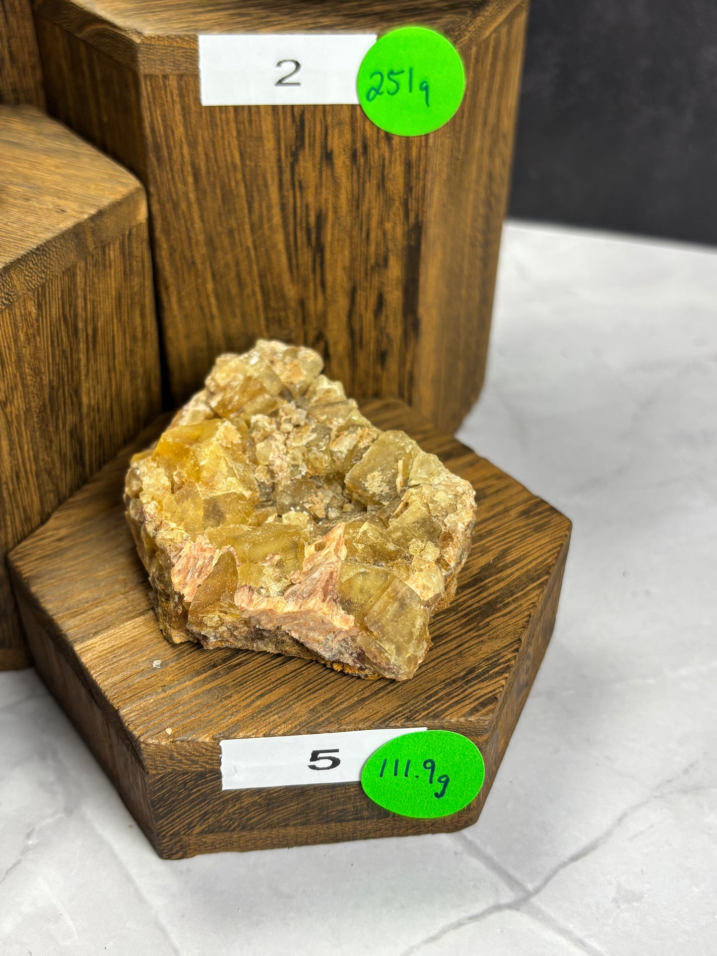 Yellow Fluorite - Morocco