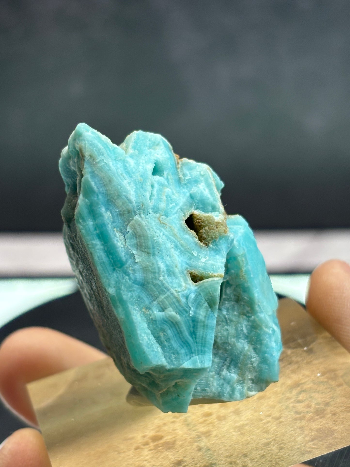 Blue Aragonite - Afghanistan