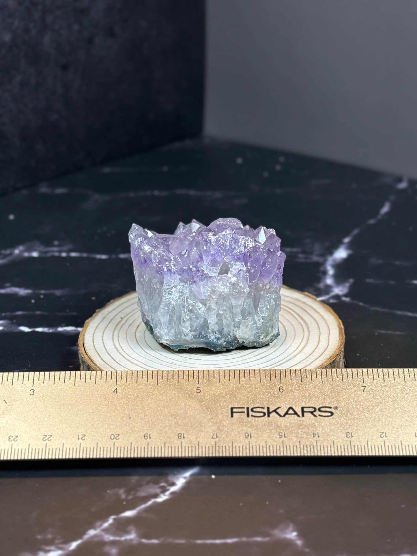 Amethyst Bouquet W/ Unique Celedonite Coating! - Hawthorne’s Treasures