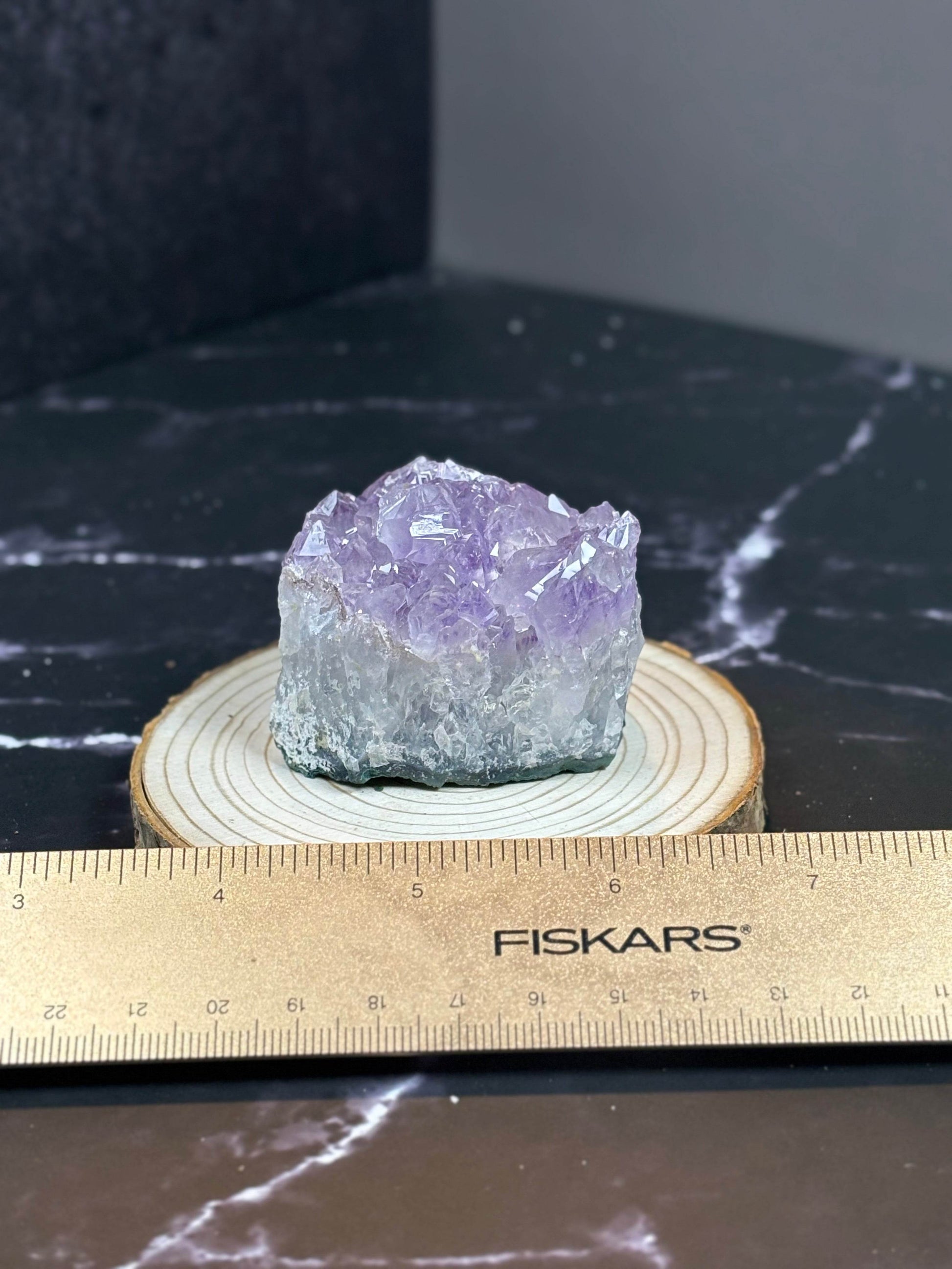 Amethyst Bouquet W/ Unique Celedonite Coating! - Hawthorne’s Treasures