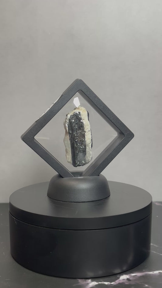 Black Tourmaline On a Matrix - Brazil